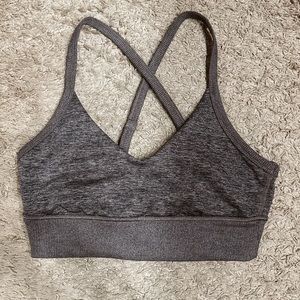 OFFLINE By Aerie The Hugger Ribbed Longline Sports Bra